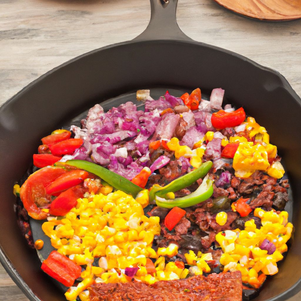 Authentic Cast Iron Skillet Mexican Appetizer