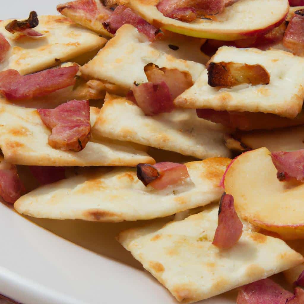 Indulgent Apple-Bacon Crackers